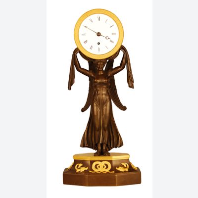 M164 Bronze 'Aurora' Uhr mit Hemmungswerk.