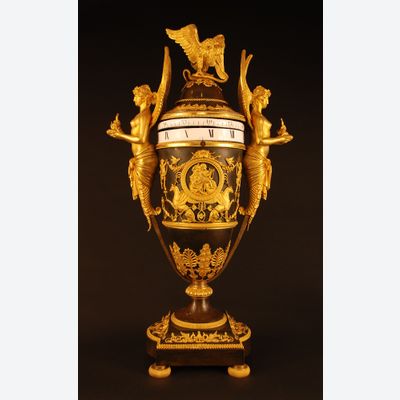 CT01 Vaseshape clock set with two ewers