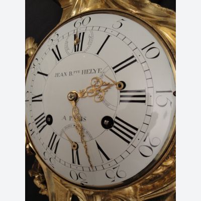 W26 Gilt bronze ormolu Cartel, double signature Jean Baptiste Helye - Paris, France