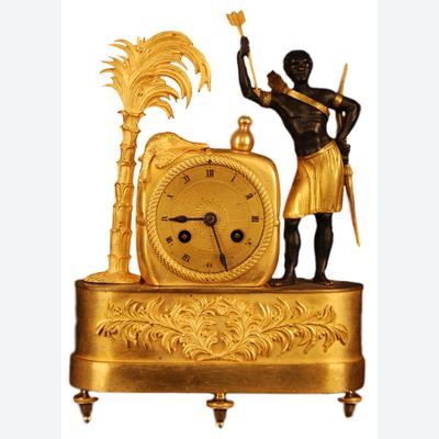 ABS31 Small pendule, 'Au bon Sauvage'