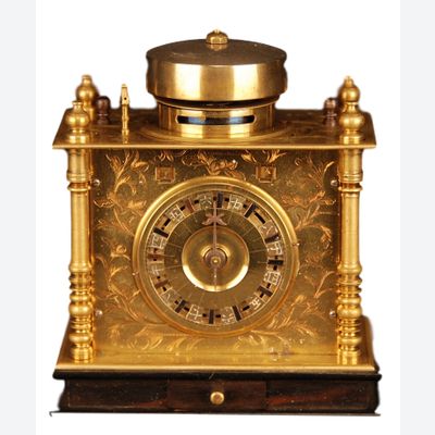 J02 Miniatur Japanische Säulen Uhr.