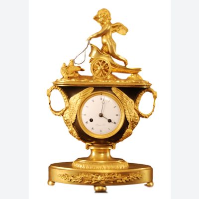 M23 French mantle clock of eight days duration