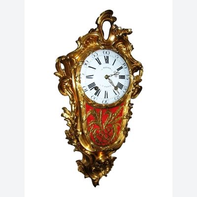 W01 Gilt Transitional Louis XV/XVI Cartel clock