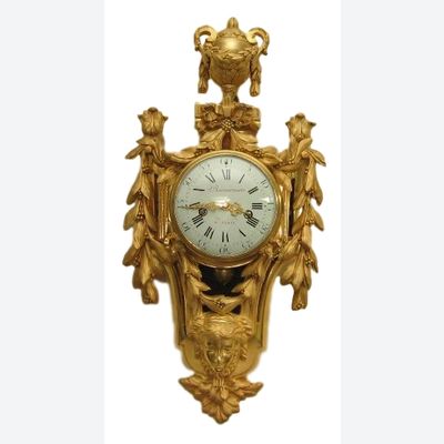 W20 Louis Seize Cartel clock. In superb original condition period gilding