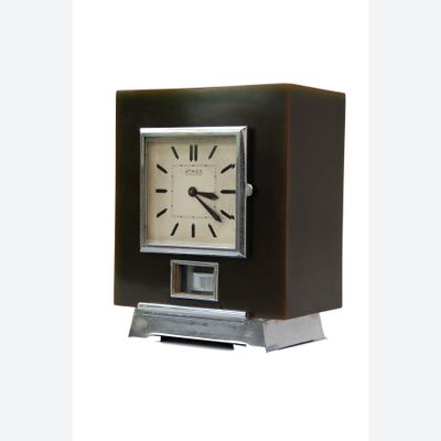 M198 Atmos in donkergroene kast, J.L.Reutter nummer 5013