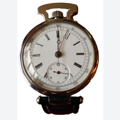 WAT09 Antike Ratrappante Chronograph Armbanduhr