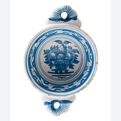 Majolica Bowl with Handles