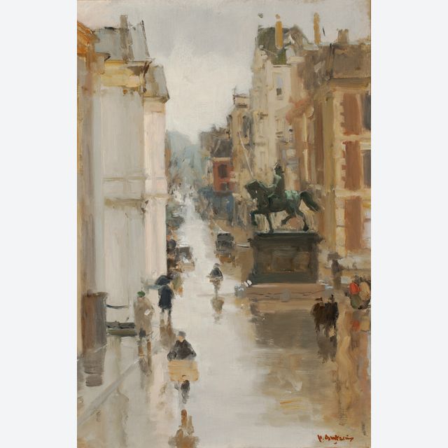 A view of the Noordeinde, The Hague