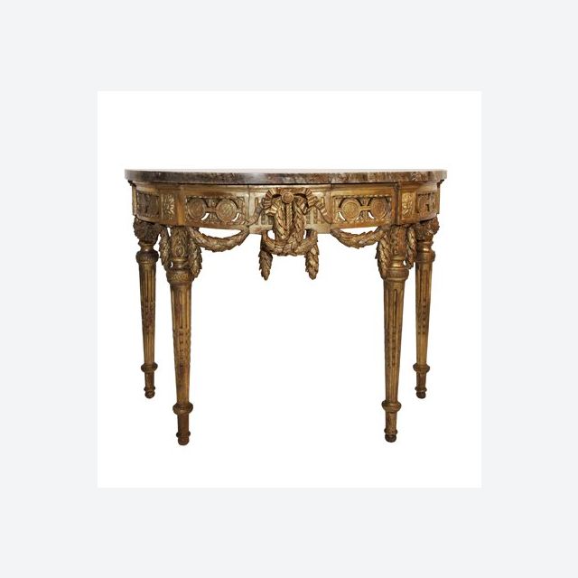 Une table console Louis Seize en français