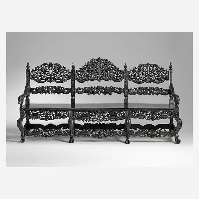 Dutch-Indian colonial bench