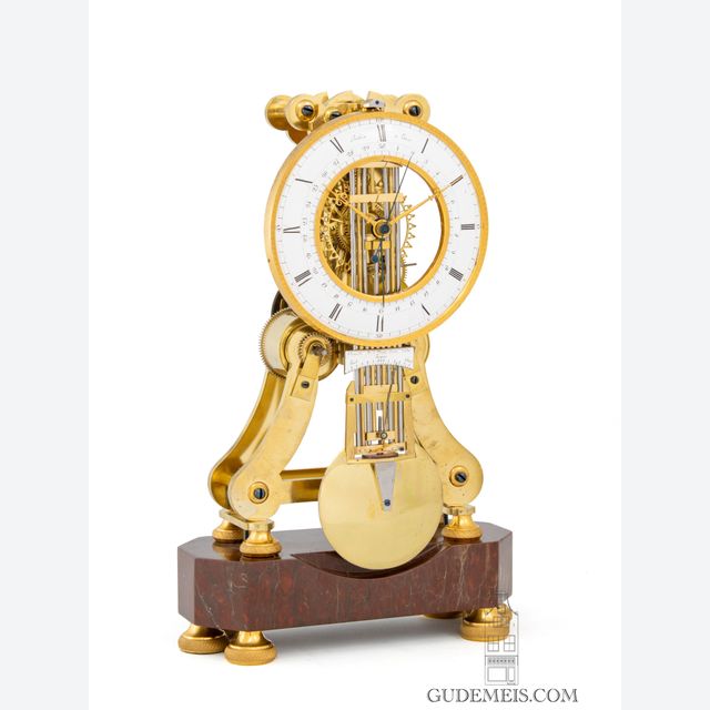 Ein schöner französischer Direktoren-Skelettregulator, Robert Robin, um 1800 hergestellt.