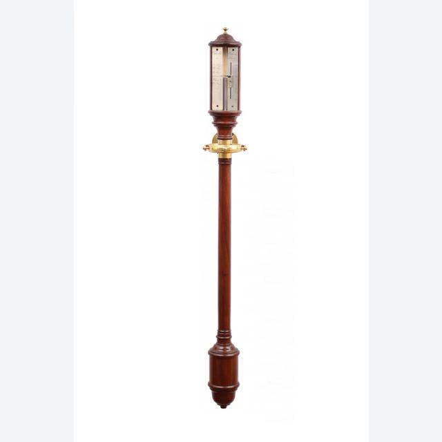 A French mahogany ship's barometer, Charlet au Havre, circa 1820