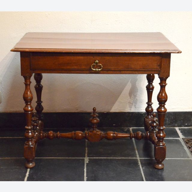 Table with drawer, France, 17th century (Louis XIII)