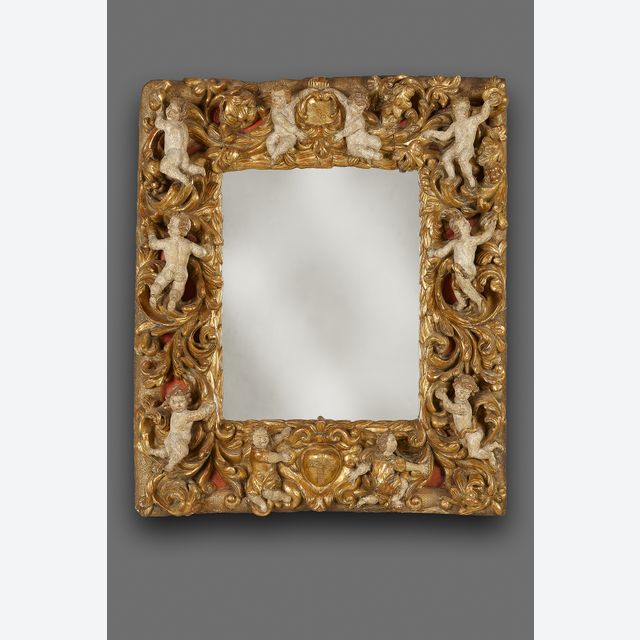 Southern German Baroque mirror