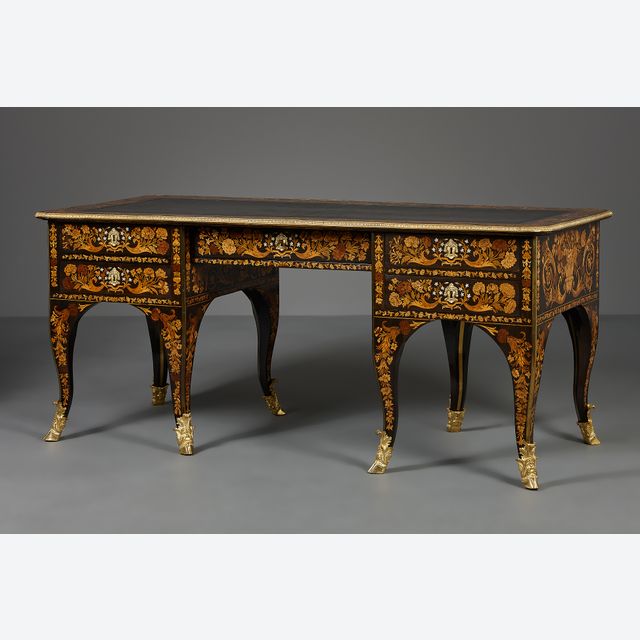 Französisches Bureau plat, Louis XIV,  Renaud Gaudron zugeschrieben
