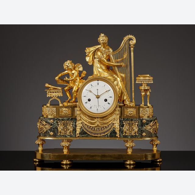 Franse Empire pendule, Laurent