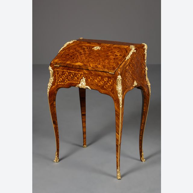 French Louis XV Secrétaire en Pente, Pierre Garnier