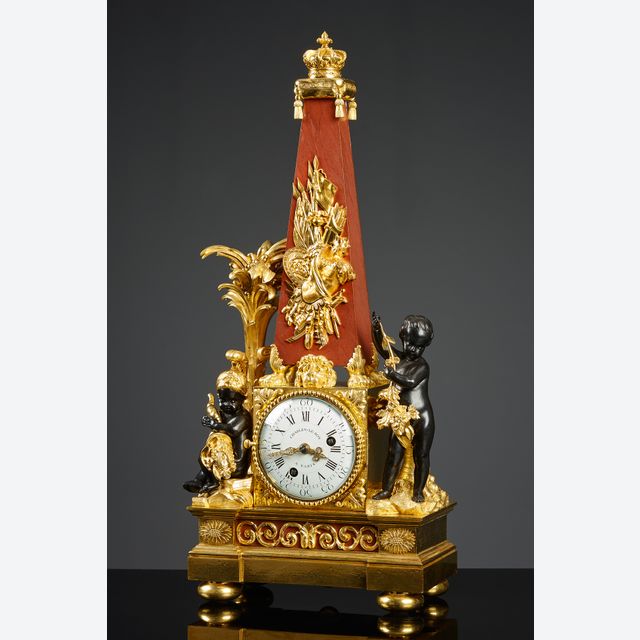 Französische Louis XVI Pendule nach Vion