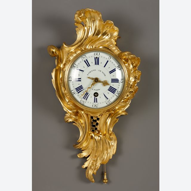French Louis XV Cartel d’Alcove, Etienne Le Noir