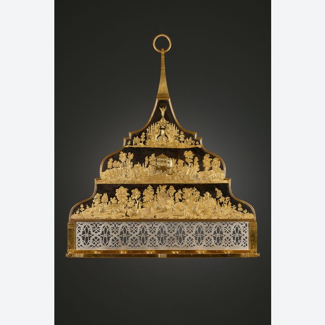 Russian Louis XVI hunting gun rack
