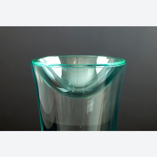 Bert Frijns, 1953 Worms (Germany), clear stackable bowls in glass, 2-piece (1994-1995)