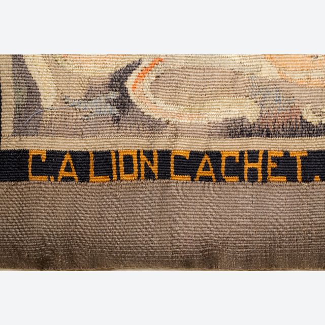 C.A. Lion Cachet, Wall tapestry 'Spring', executed by the atelier of J.F. Semey, 1927