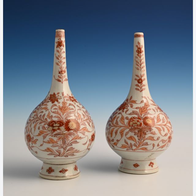 A couple of Chinese rosewater sprinklers