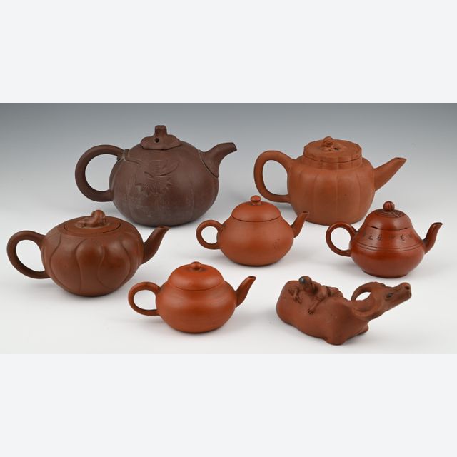 Une collection de petites théières chinoises en Yixing