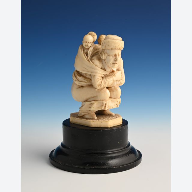 An ivory sculpture