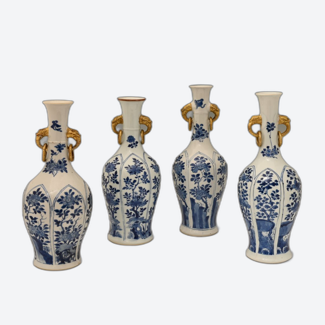 A very beautiful set of Chinese porcelain vases