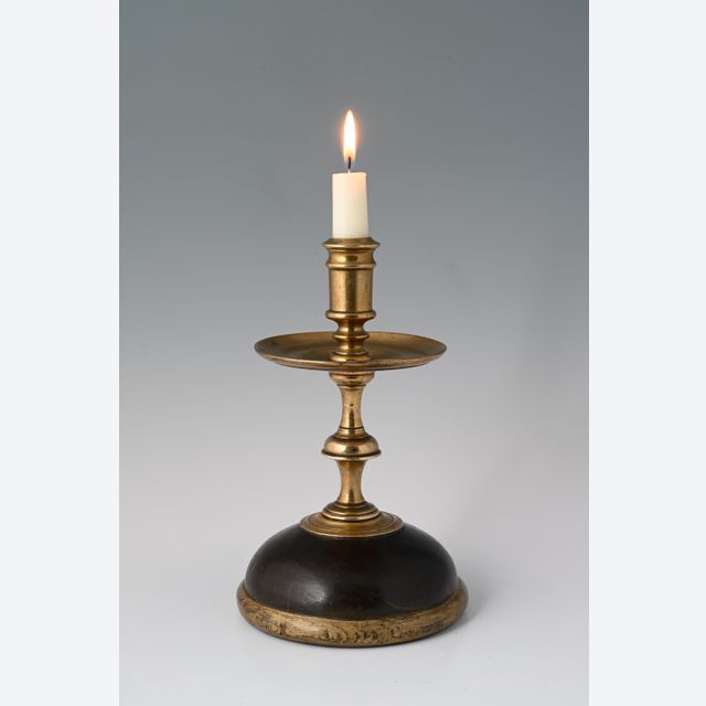 A rare candlestick for the church pew