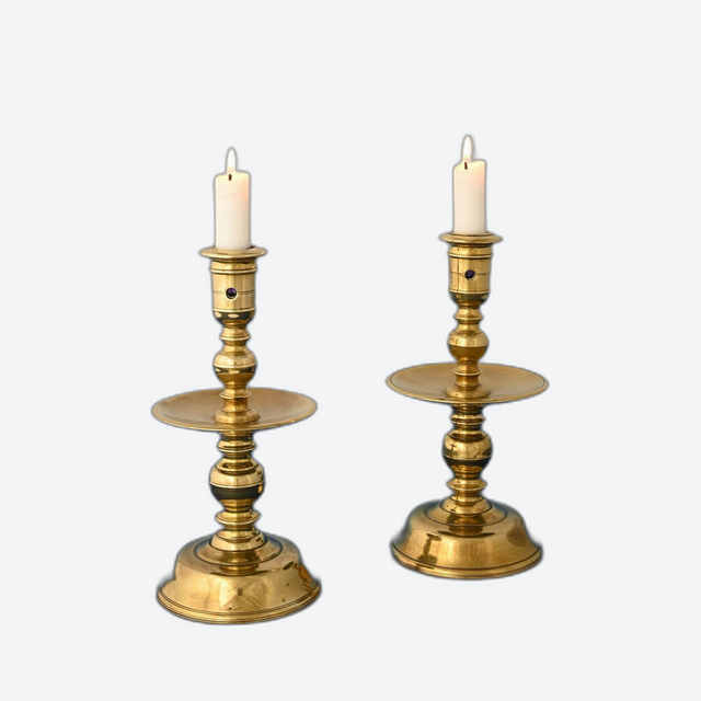 A pair of Heemskerk candlesticks