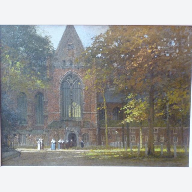 Großer Kirchplatz in Dordrecht