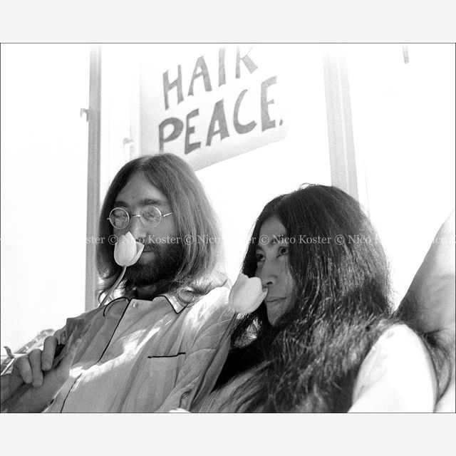 John Lennon & Yoko Ono - PEACE - Room 902 Hilton #1
