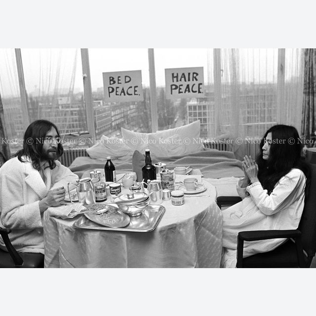 John Lennon & Yoko Ono - PEACE - Room 902 Hilton #5