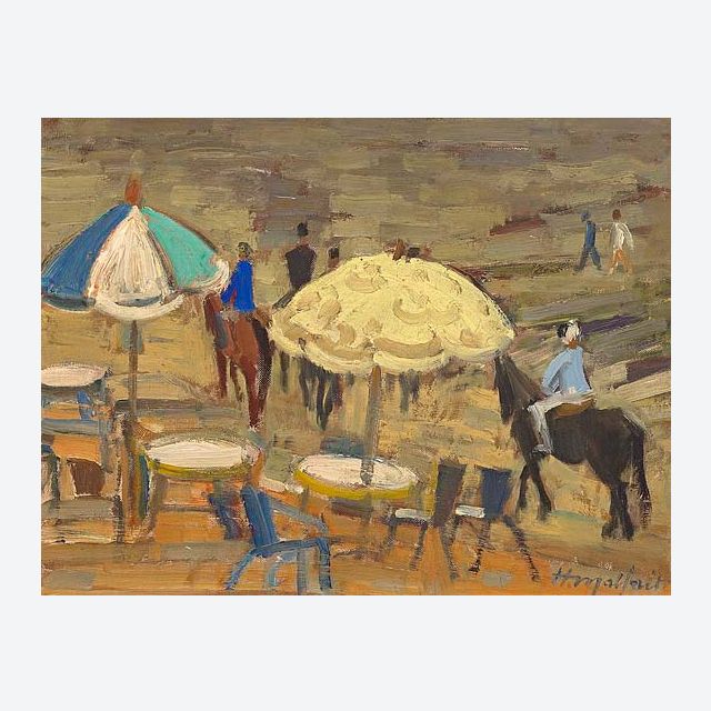 Horse riders on the beach