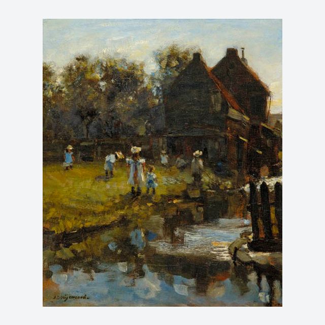 Playing children