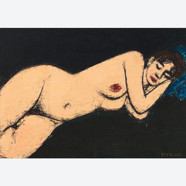 Lying woman