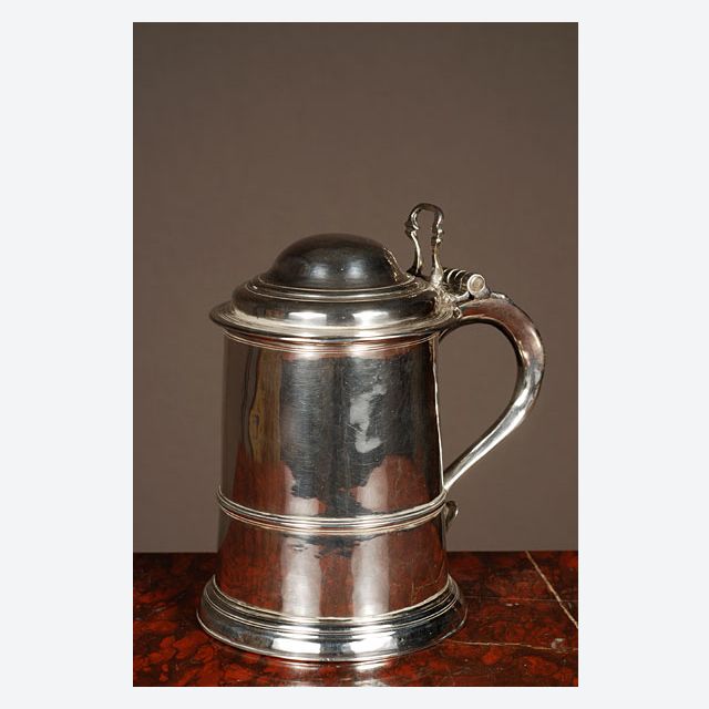 A good heavy English George II Tankard, circa 1750