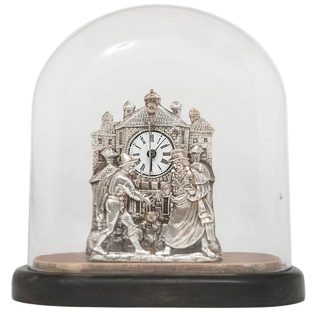 Une charmante horloge autrichienne en argent « miniature zappler », vers 1840