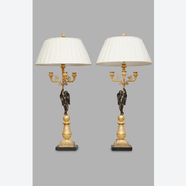 Ein wunderschönes Paar französischer Charles X-Kandelaber, ca. 1830