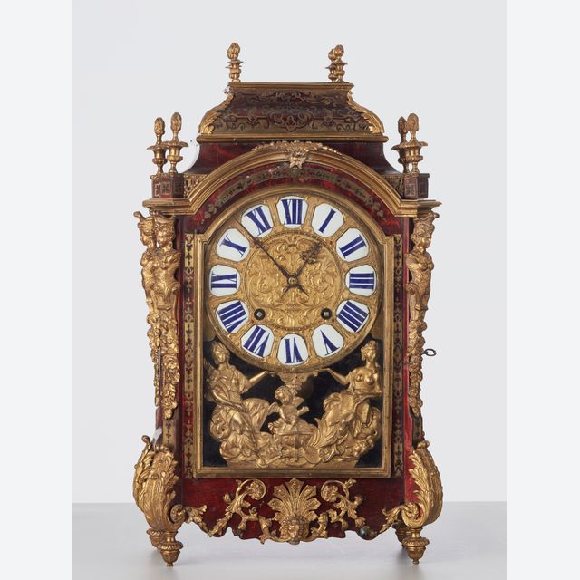 A beautiful French late Louis XIV ‘Religieuse’ mantel clock by Bonneual, circa 1700
