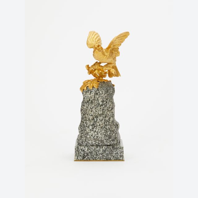 Gilded bronze eagle