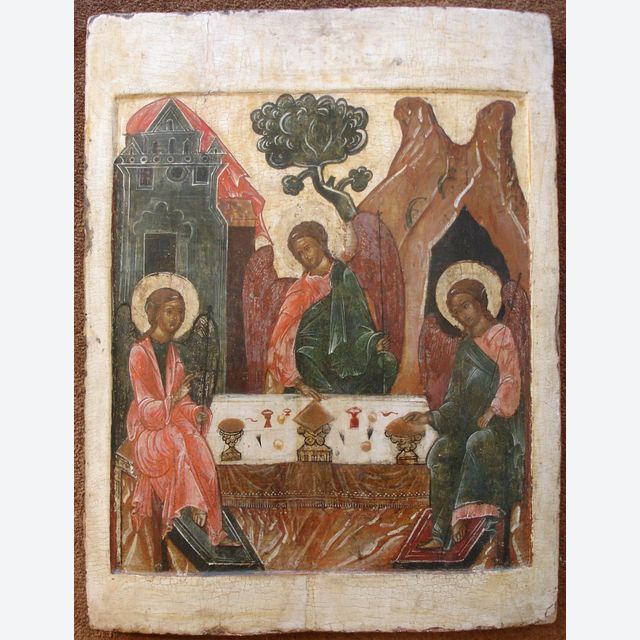 Holy Trinity Russian icon