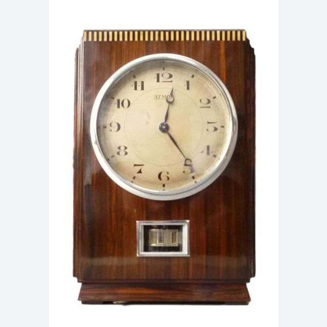 M154 Houten Atmos klok, coromandel fineer, J.L.Reutter,model LG I,No 617, France, 1930.