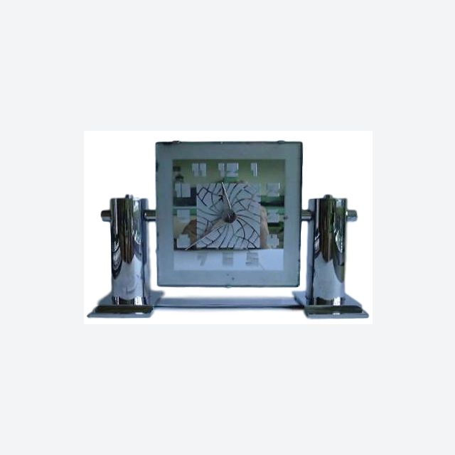 M75 Chrome Electric Mantle Clock