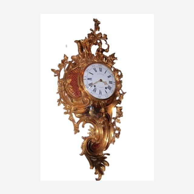 w11 Large and important Louis XV 'Cartel' clock