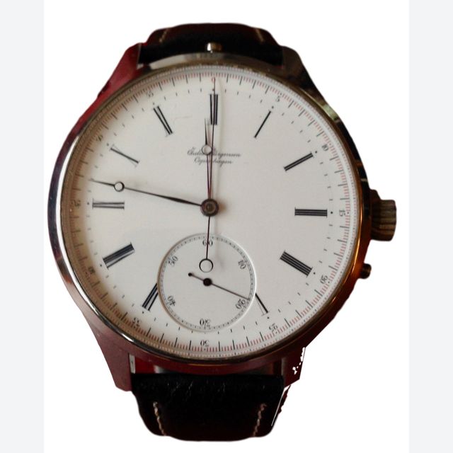 WAT08 New stainless steel Wristwatch with stopwatch, antique clockwork
