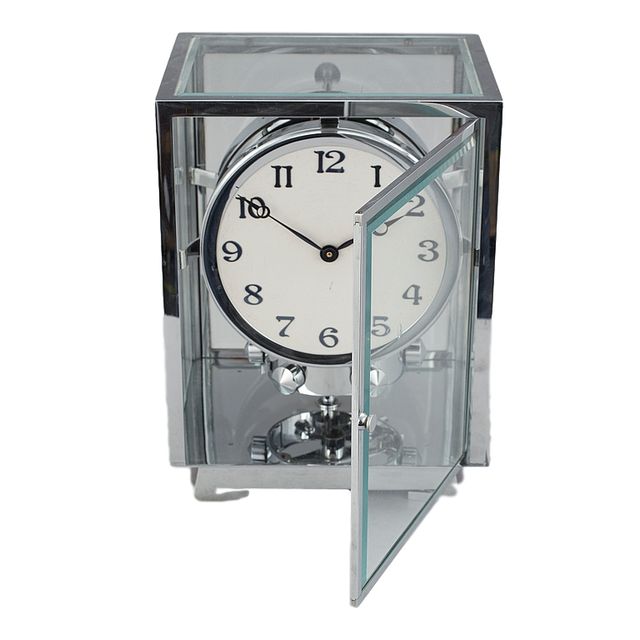M212  Chromen Atmos klok, Reutter no 5184, 5 glazen