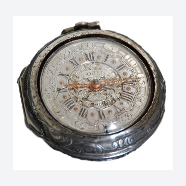 Belle montre de poche WAT12, échappement à verge
